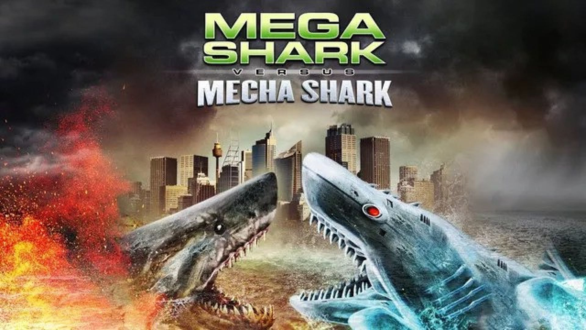 Mega Shark Versus Mecha Shark (2014) Dual Audio [Hindi-English] Blu-Ray 480P